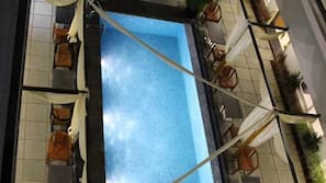 Indoor pool, outdoor pool