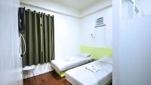Desk, free WiFi, linens