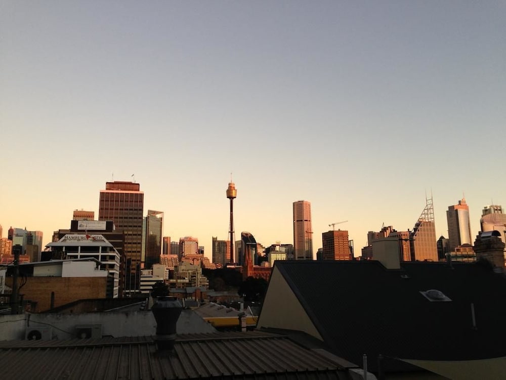 View from property, Asylum Sydney Backpackers Hostel