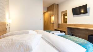 In-room safe, blackout curtains, free cots/infant beds, free WiFi