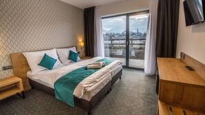 In-room safe, blackout curtains, free cots/infant beds, free WiFi