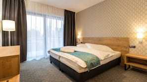In-room safe, blackout curtains, free cots/infant beds, free WiFi