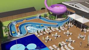 Indoor pool, outdoor pool