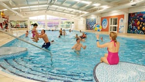 Indoor pool, outdoor pool