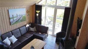 Fernseher, Kamin
