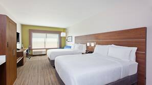 Premium bedding, down comforters, in-room safe, desk
