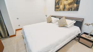 Premium bedding, minibar, in-room safe, desk