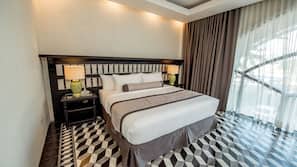 In-room safe, desk, iron/ironing board, rollaway beds