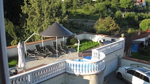 Seasonal outdoor pool, a rooftop pool