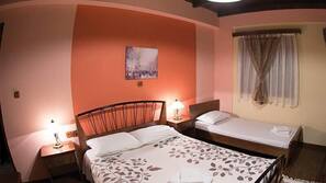 Iron/ironing board, free cribs/infant beds, free WiFi