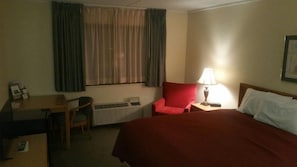 Desk, iron/ironing board, free WiFi, bed sheets