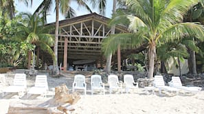 Private beach, white sand, snorkeling, kayaking