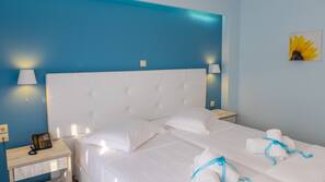 In-room safe, blackout drapes, soundproofing, free cribs/infant beds