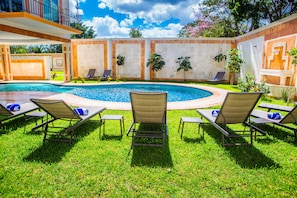 Indoor pool, outdoor pool