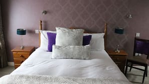 Premium bedding, individually decorated, individually furnished, desk