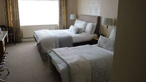 Premium bedding, individually decorated, individually furnished, desk