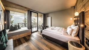 Biancheria da letto di alta qualità, minibar, una cassaforte in camera