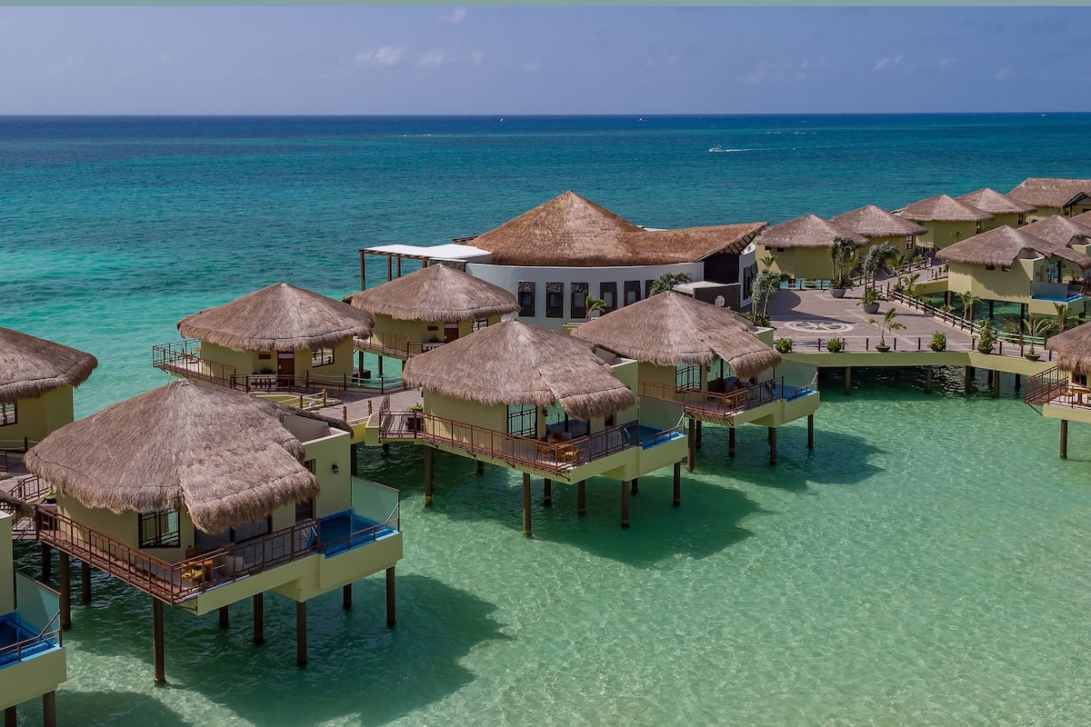 El Dorado Palafitos on Playa Maroma Beach, Mexico