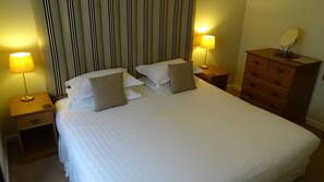 Premium bedding, individually decorated, individually furnished, desk