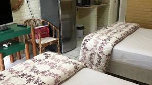 1 quarto, roupas de cama premium, frigobar, cofres nos quartos