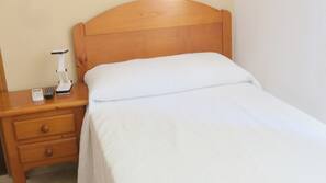 Blackout curtains, rollaway beds, free WiFi, linens