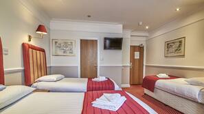 Desk, iron/ironing board, free WiFi, bed sheets