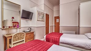 Desk, iron/ironing board, free WiFi, bed sheets
