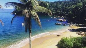 Na praia, serviço de traslado de/para a praia grátis