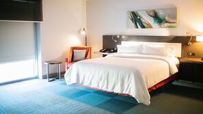 Premium bedding, down duvet, pillow top beds, in-room safe