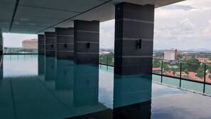 Indoor pool, outdoor pool