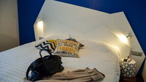 1 chambre, literie de qualité supérieure, coffre-forts dans les chambres