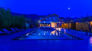 Seasonal outdoor pool