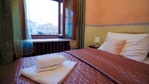 Premium bedding, minibar, desk, cribs/infant beds