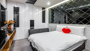 1 bedroom, premium bedding, down duvet, pillow top beds