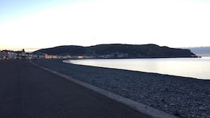 On the beach