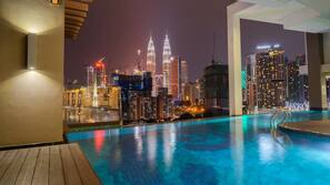 Indoor pool, outdoor pool