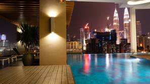 Indoor pool, outdoor pool