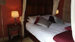 Egyptian cotton sheets, premium bedding, desk, iron/ironing board