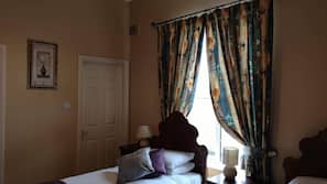 Egyptian cotton sheets, premium bedding, desk, iron/ironing board