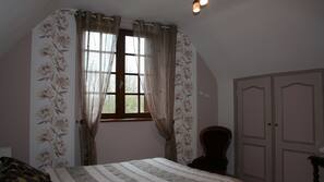 Individually decorated, individually furnished, desk, blackout curtains