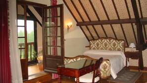 Individually decorated, individually furnished, desk, blackout curtains