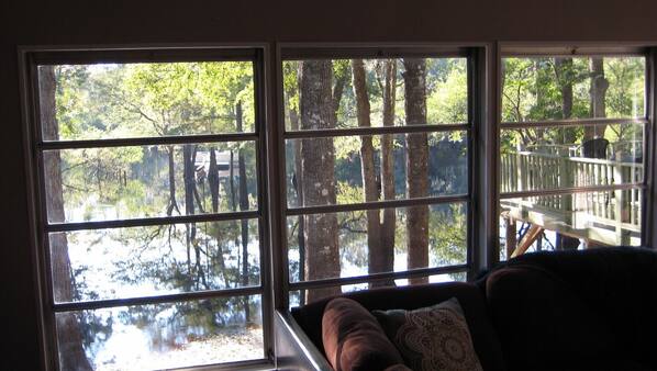 TV, fireplace, DVD player