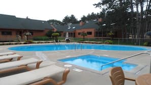 Indoor pool, outdoor pool