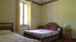 Soundproofing, free cots/infant beds, free WiFi, linens