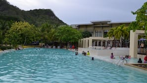 3 outdoor pools