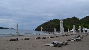 Private beach