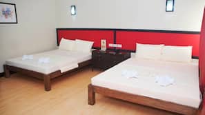 Desk, iron/ironing board, rollaway beds, free WiFi