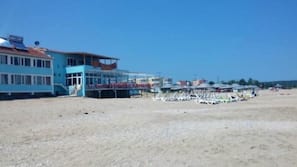 Private beach