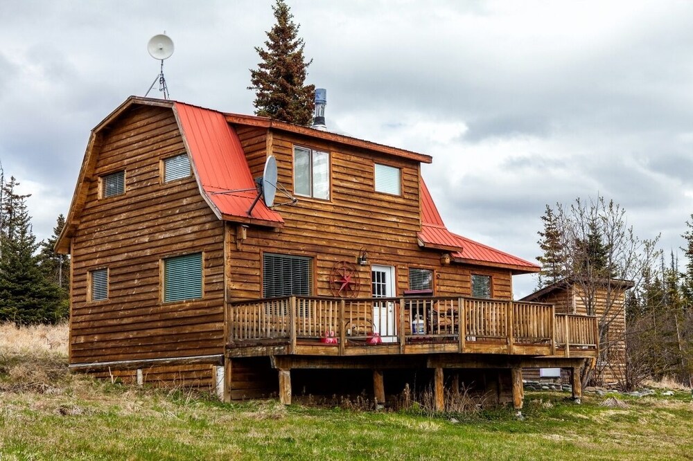 Moose Meadows near Kilcher Homestead in Alaska the Last Frontier in