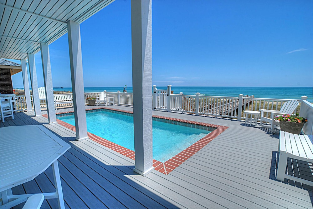 Big Bird - Gorgeous 7 Bedroom Oceanfront Home with a Private Pool, Private Walkw